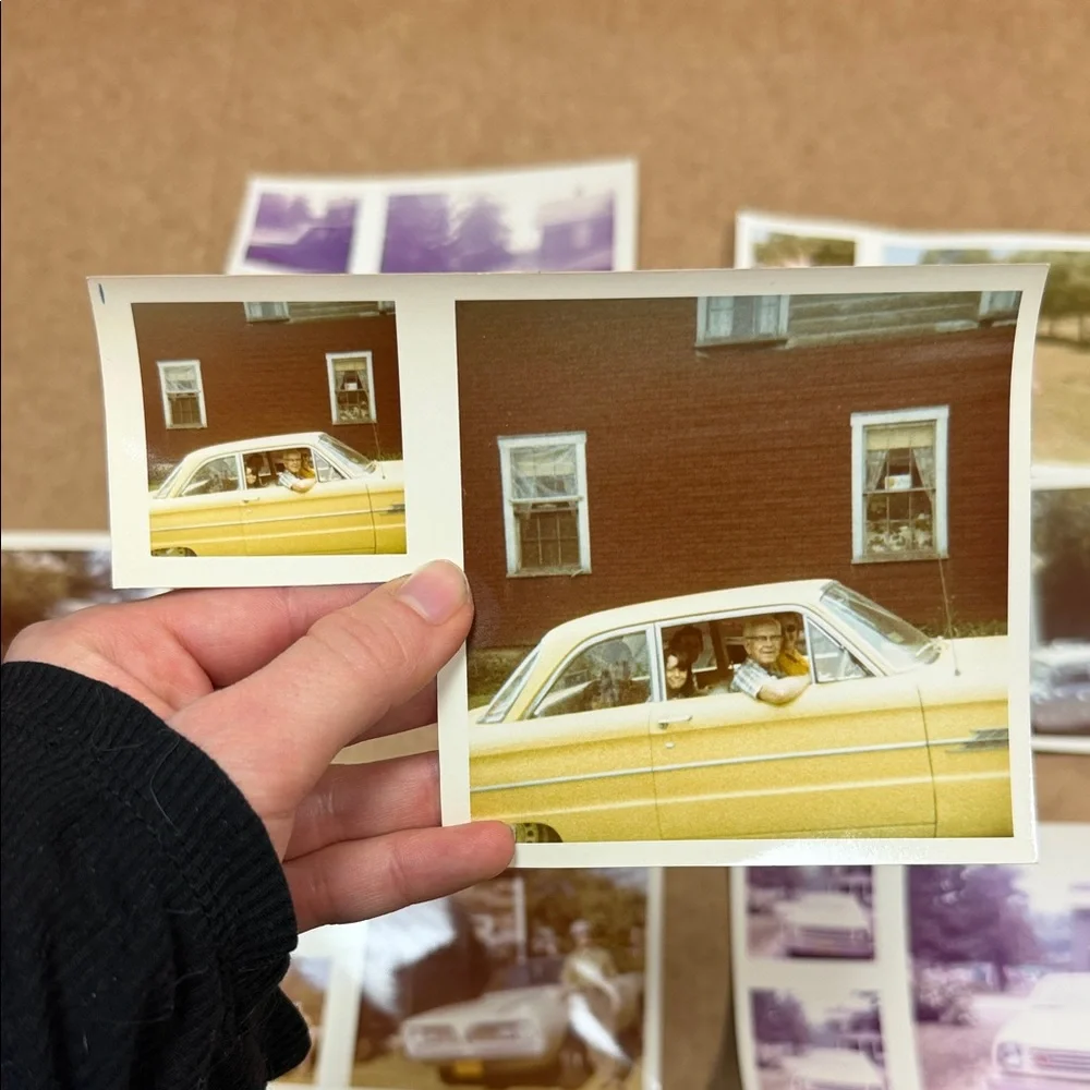 Vintage Photo Collection Display Album Pages